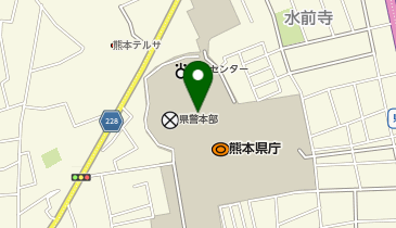 財団法人熊本県学校保健会の地図画像