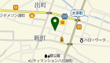 渕上電気商会の地図画像