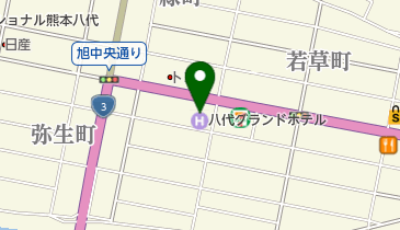 熊本県八代市倫理法人会の地図画像