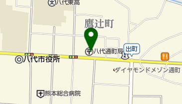 米村米穀店の地図画像