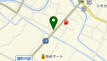 上田理容店の地図画像