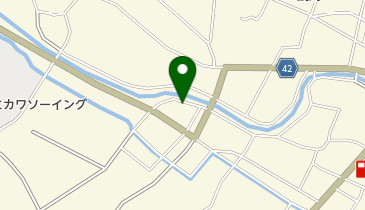 かおる理容店の地図画像