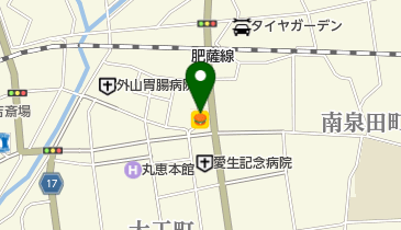 白屋クリーニング ランドリーキッチン南泉田店の地図画像