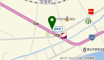 ホープクリーニング宝来店の地図画像