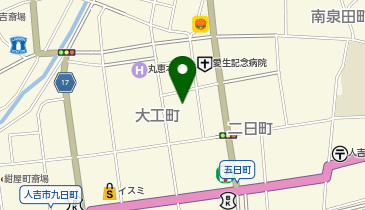 郡山時計店の地図画像