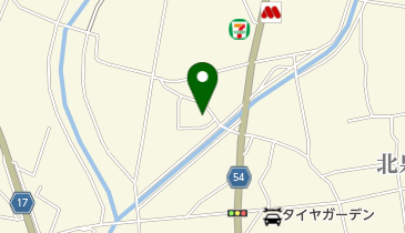 京美容室の地図画像