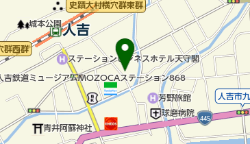 シャリバリ人吉シャツ販売店の地図画像
