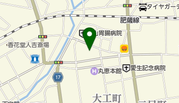 東紙店の地図画像