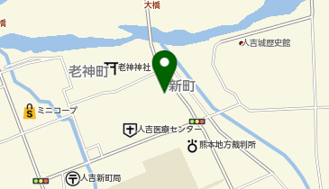 有限会社人吉宝石の地図画像