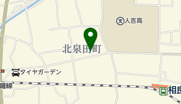 小川理髪館の地図画像