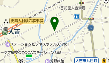 カットショップアルファの地図画像