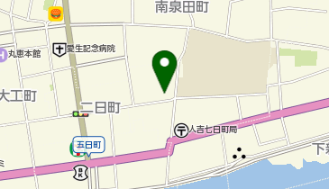 山下理容店の地図画像