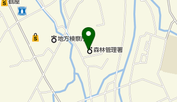 熊本南部森林管理署の地図画像