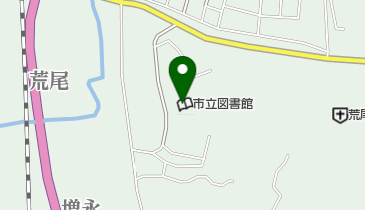 荒尾市中央公民館の地図画像