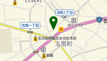 ママ衣料品店の地図画像