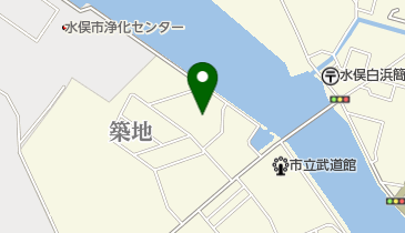 JNC株式会社水俣製造所 紫水寮の地図画像