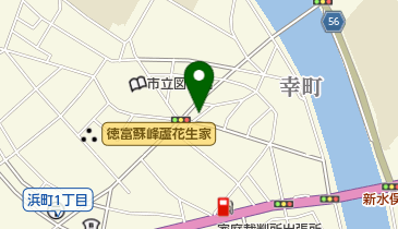 緒方こうじ屋の地図画像