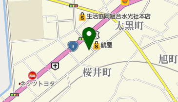 下八尻精肉店の地図画像