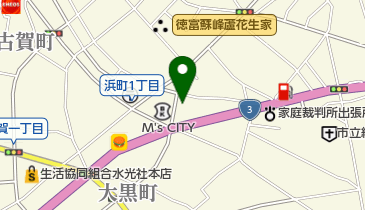 肉のアカミセの地図画像