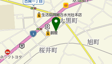 深水塗料店の地図画像