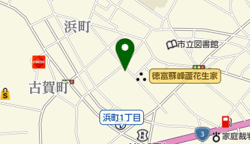 一城美容室の地図画像