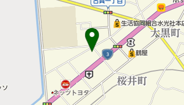 ナンバーワン美容室の地図画像