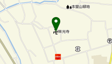 来光寺の地図画像