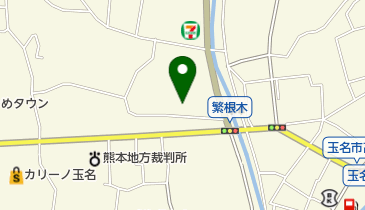 玉名市 武道館の地図画像