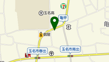 シロヤクリーニング玉名中店の地図画像