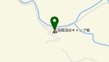 岳間渓谷キャンプ場管理棟の地図画像