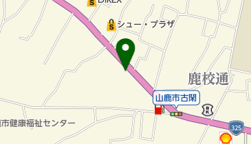 うめはら理容店の地図画像