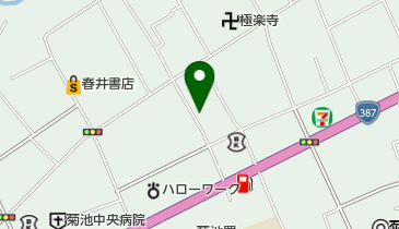 はざま燃料店の地図画像