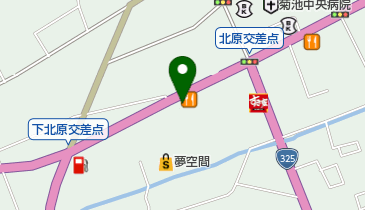 アテネ菊池店の地図画像
