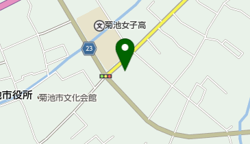 黒肥地理容館の地図画像