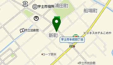 健友館うき整体院の地図画像