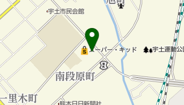 クリーニング・シンコースーパーキッド宇土店の地図画像