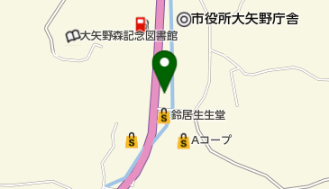 トヨタカローラ熊本株式会社大矢野店の地図画像