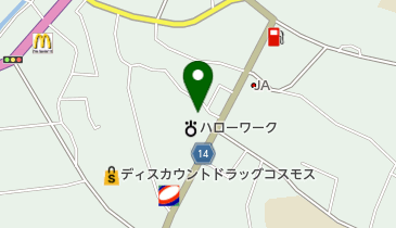 金光教松橋教会の地図画像