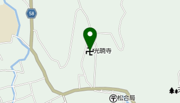 光暁寺の地図画像