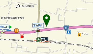 松田衣料品店の地図画像
