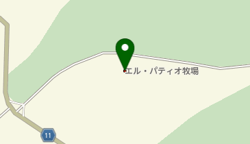 エル・パティオ牧場レストランの地図画像