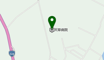 天草病院売店の地図画像