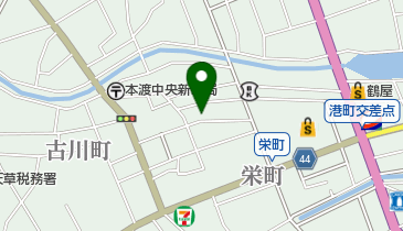 本渡中央商店街振興組合の地図画像