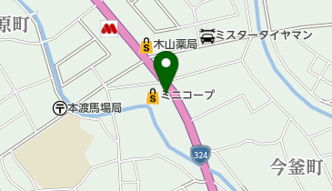 P・ファクトリーの地図画像