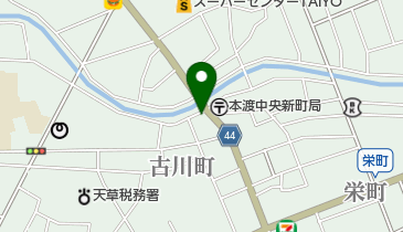 メガネの渡辺の地図画像