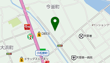 温泉リハビリテーション天草クリニックの地図画像