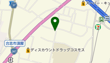 サイドA美容室の地図画像