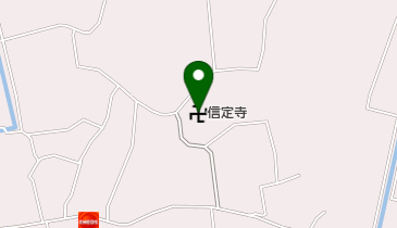 信定寺の地図画像