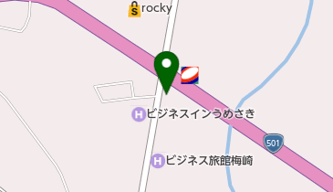 美容室華美結長洲店の地図画像