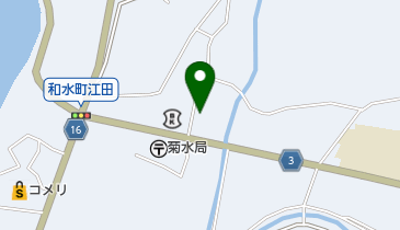 塩山美容室の地図画像